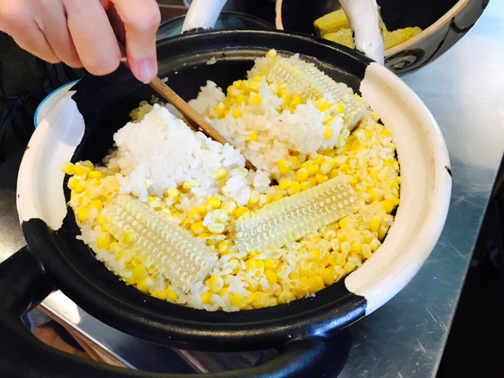 とうもろこしご飯